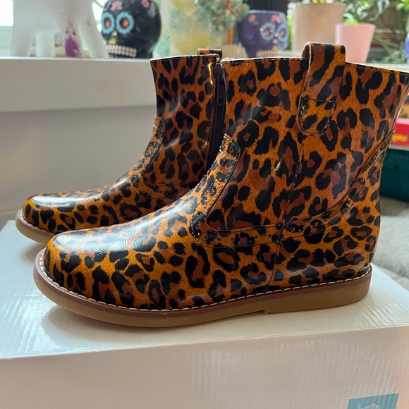 NIB Elephantito patent leopard boots sz 13 - Picture 2 of 8